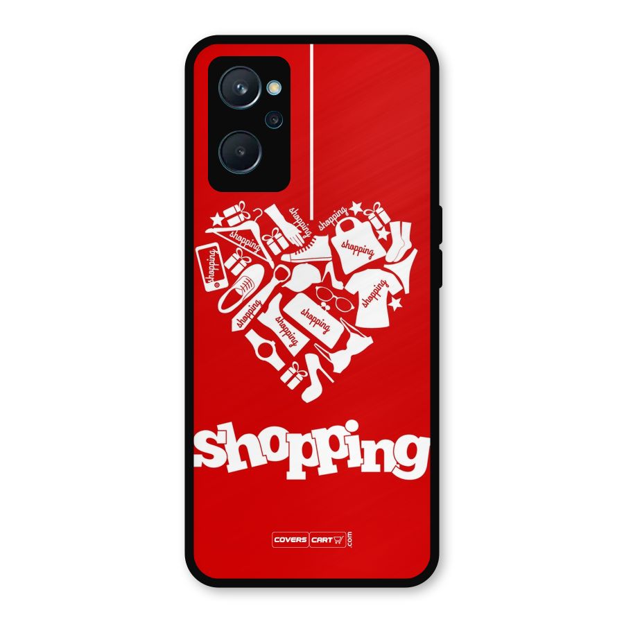 I Love Shopping Metal Back Case for Realme 9i