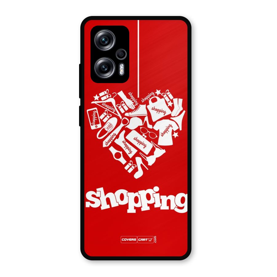 I Love Shopping Metal Back Case for Redmi K50i