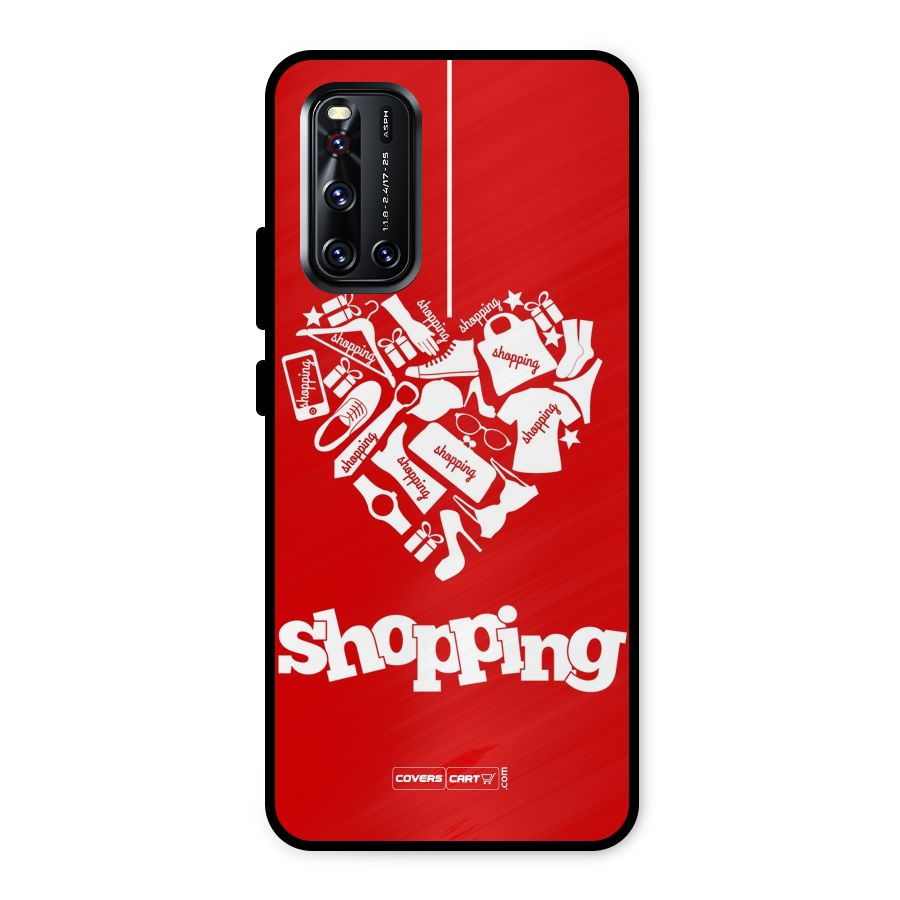 I Love Shopping Metal Back Case for Vivo V19