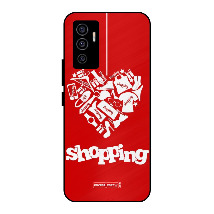 I Love Shopping Metal Back Case for Vivo V23e
