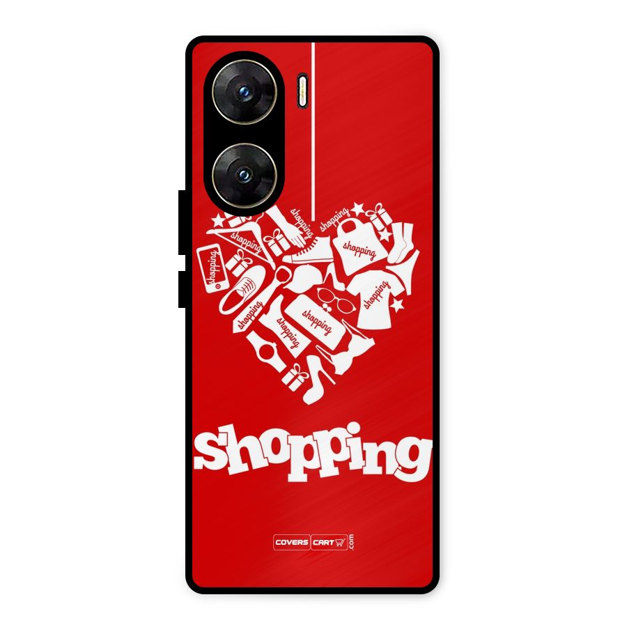 I Love Shopping Metal Back Case for Vivo V29e
