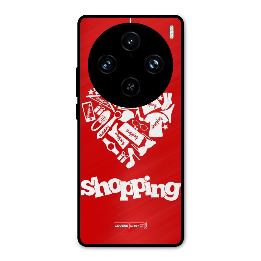 I Love Shopping Metal Back Case for Vivo X100 Pro