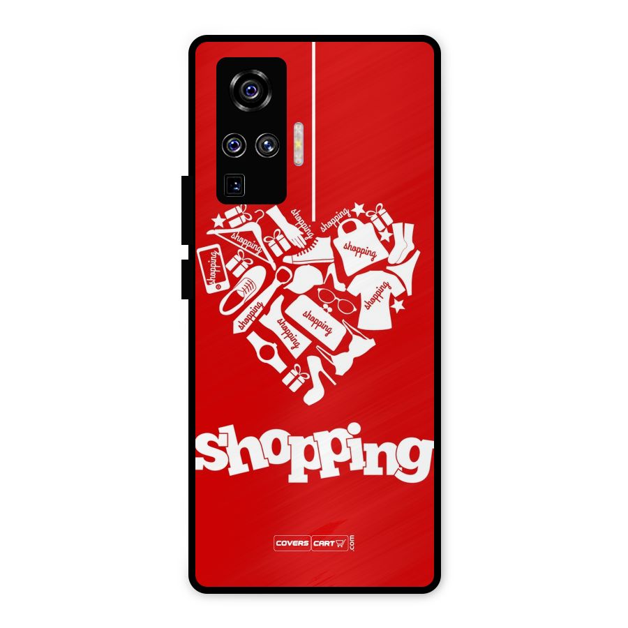 I Love Shopping Metal Back Case for Vivo X50 Pro