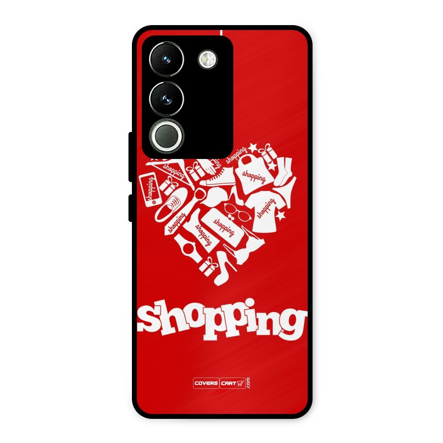 I Love Shopping Metal Back Case for Vivo Y200