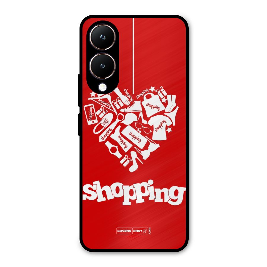 I Love Shopping Metal Back Case for Vivo Y28