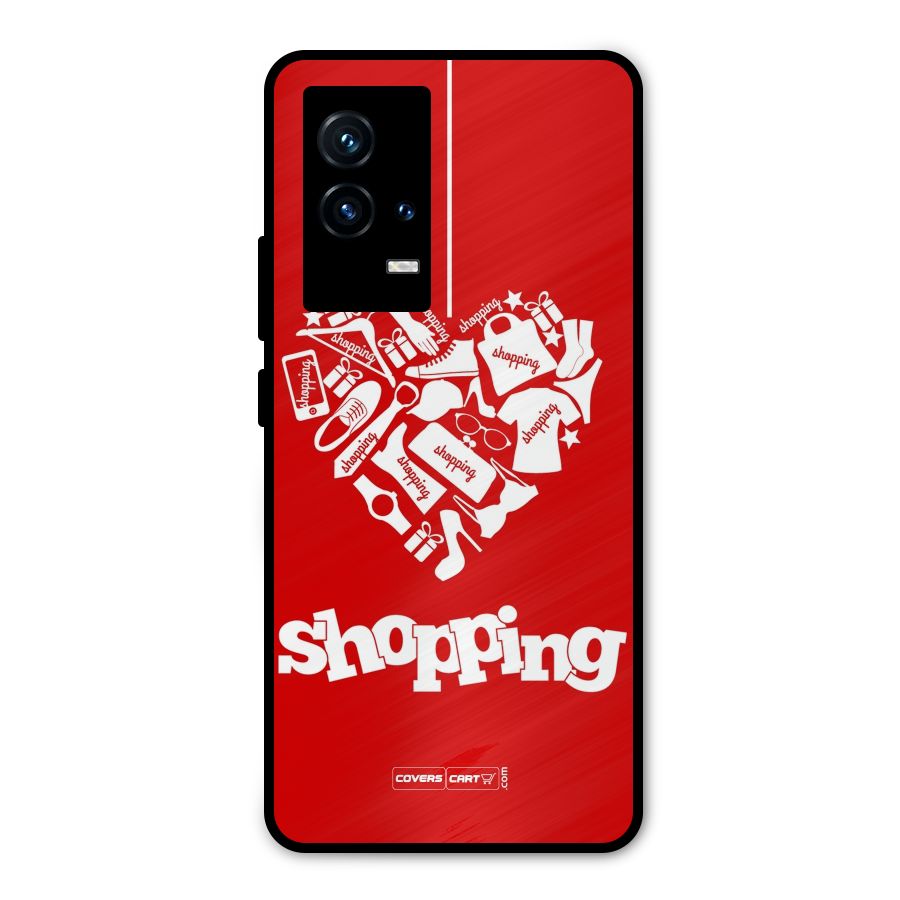 I Love Shopping Metal Back Case for iQOO 9 5G