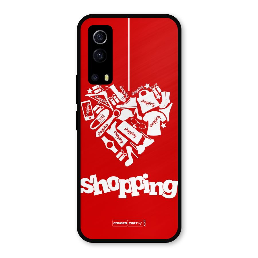 I Love Shopping Metal Back Case for iQOO Z3