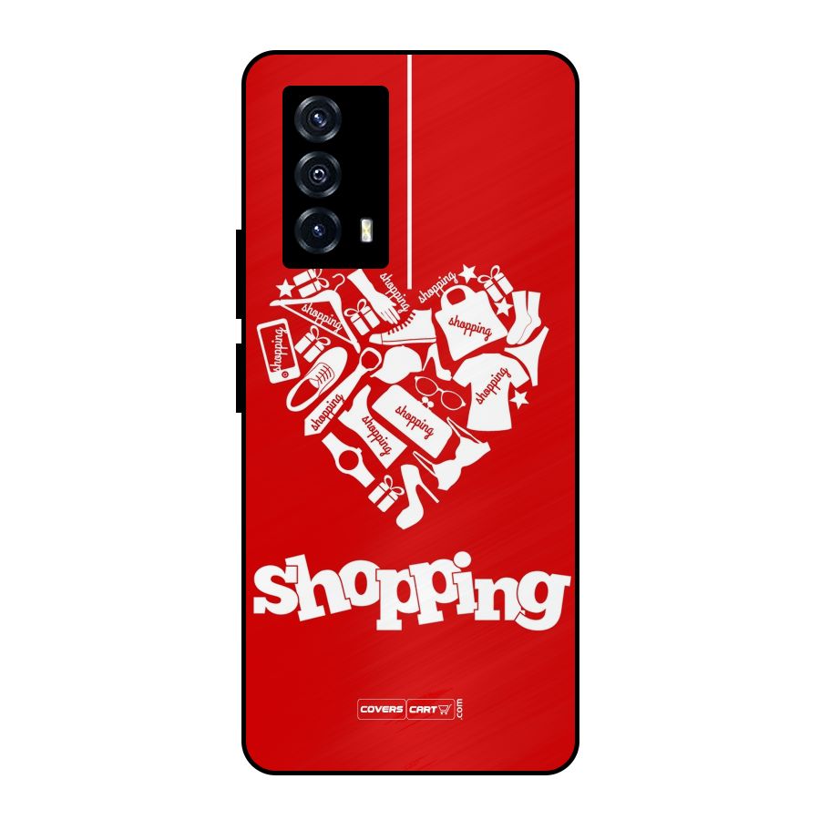 I Love Shopping Metal Back Case for iQOO Z5