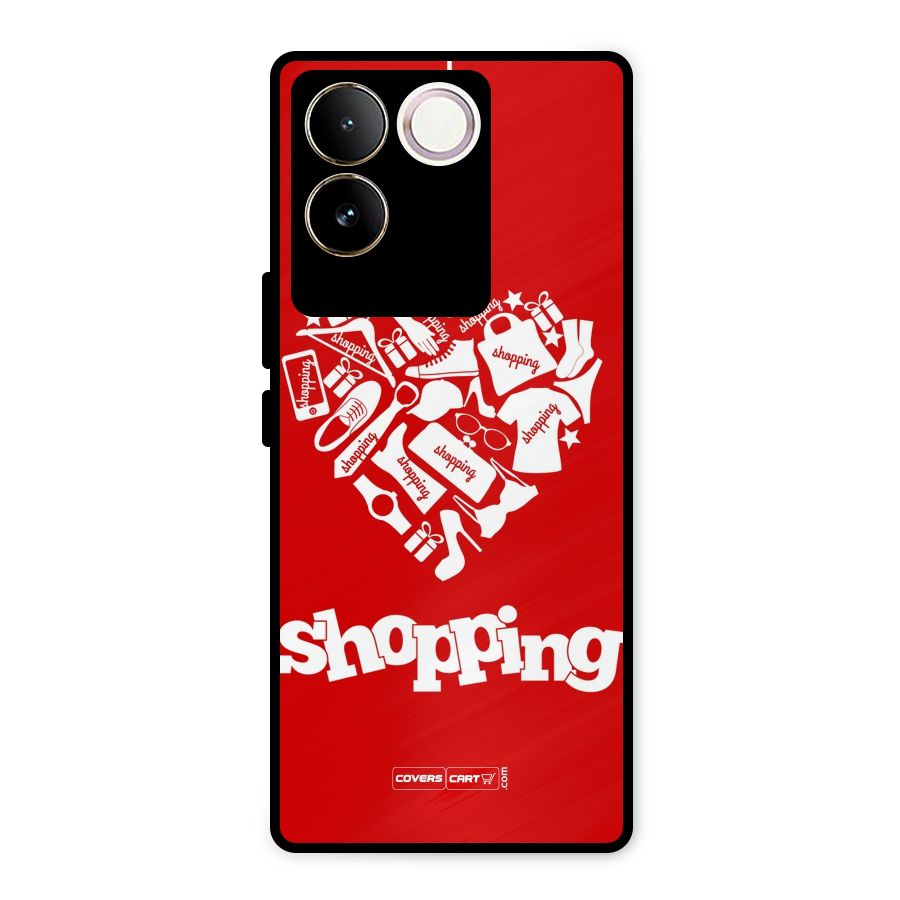 I Love Shopping Metal Back Case for iQOO Z7 Pro