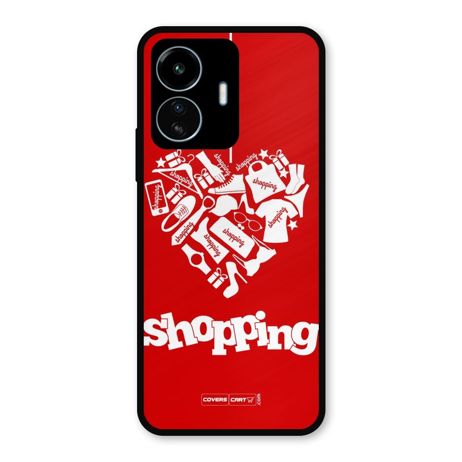 I Love Shopping Metal Back Case for vivo iQOO Z6 Lite 5G