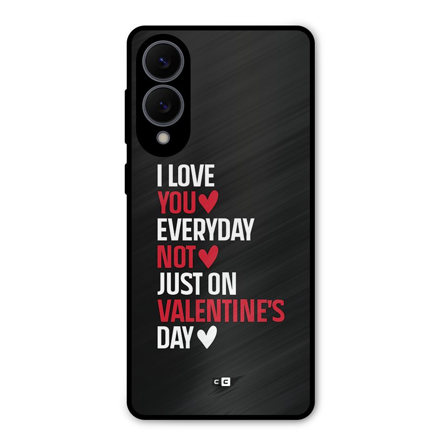 I Love You Everyday Metal Back Case for Galaxy S25 Edge
