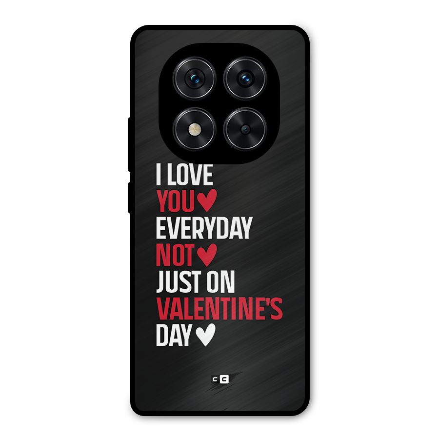 I Love You Everyday Metal Back Case for Redmi Note 14 Pro 5G