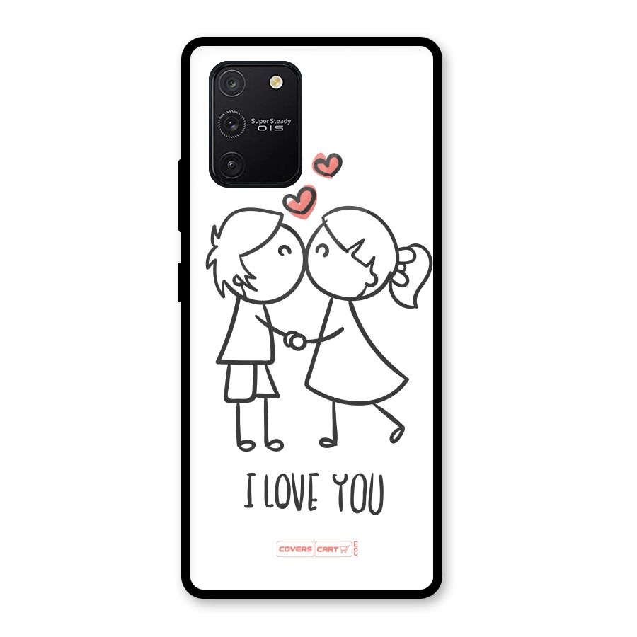 I Love You Glass Back Case for Galaxy S10 Lite