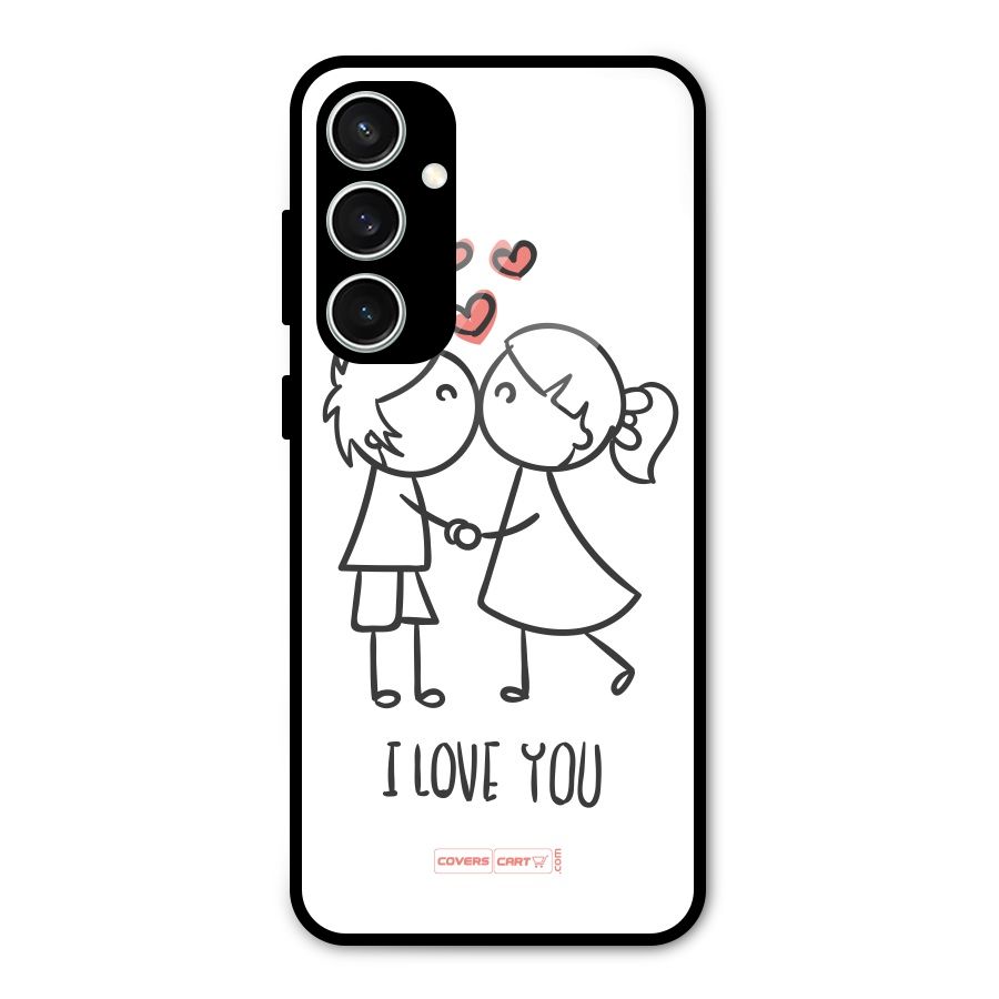 I Love You Glass Back Case for Galaxy S23 FE