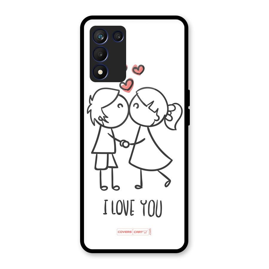 I Love You Glass Back Case for Realme 9 5G Speed