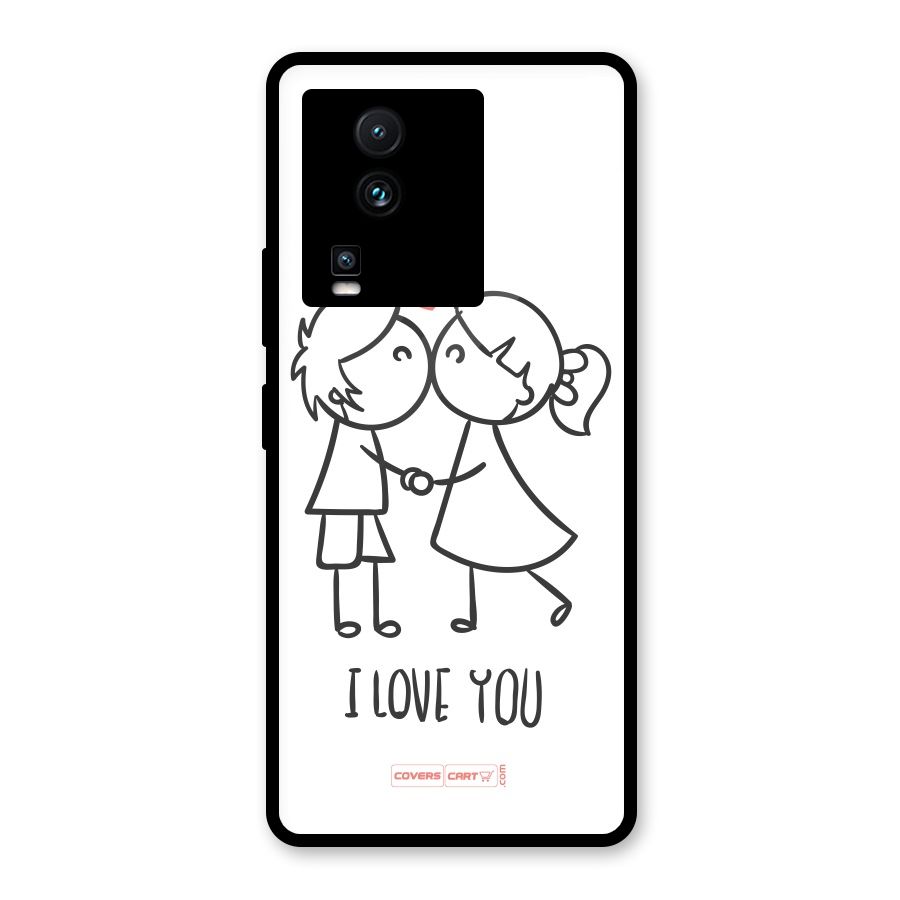 I Love You Glass Back Case for Vivo iQOO Neo 7