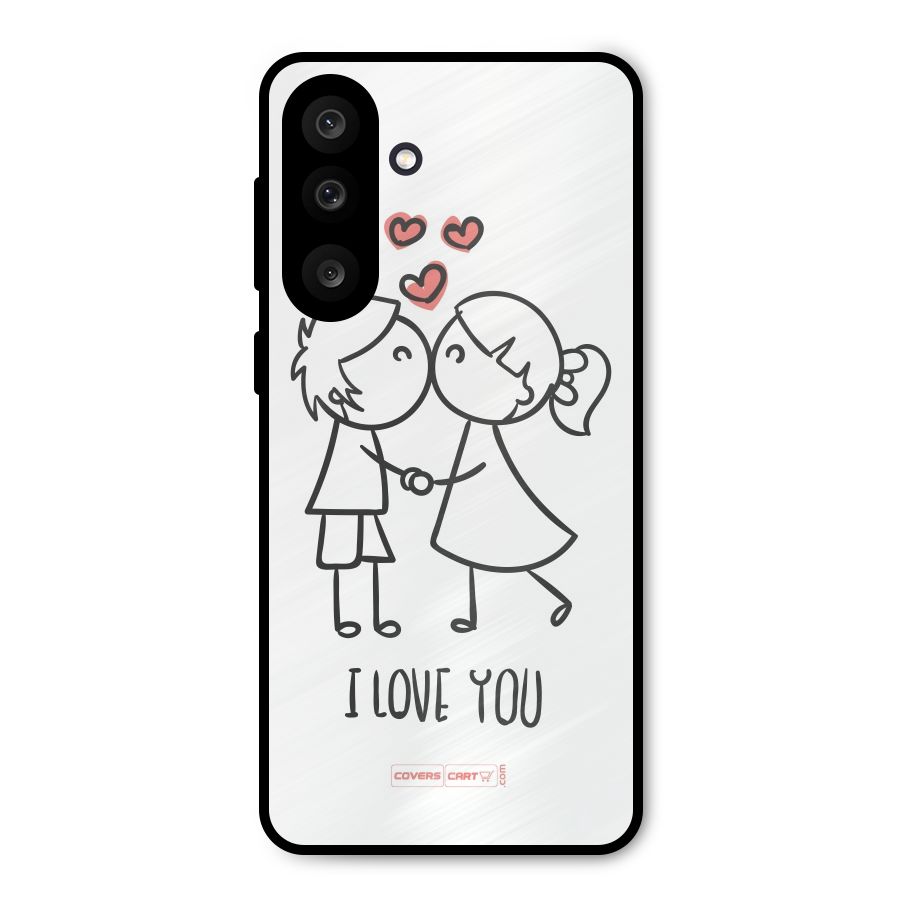 I Love You Metal Back Case for Galaxy M56