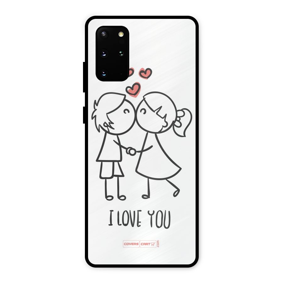 I Love You Metal Back Case for Galaxy S20 Plus