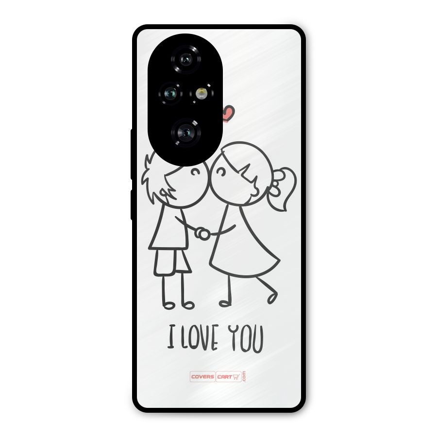 I Love You Metal Back Case for Honor 200 Pro