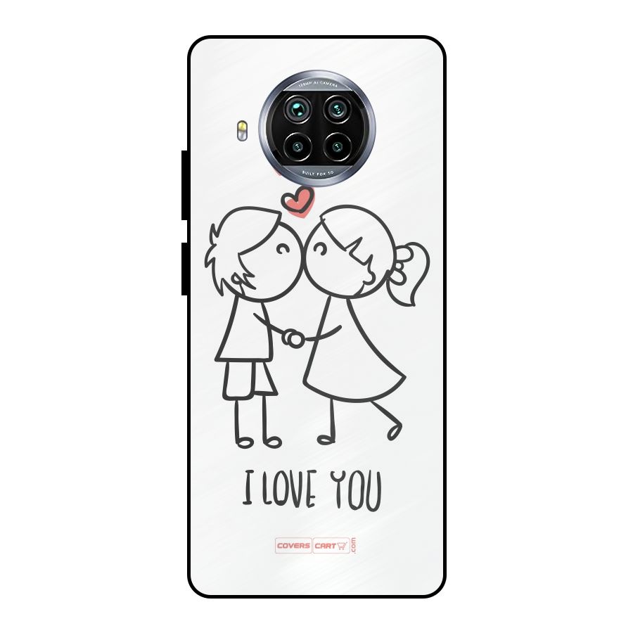 I Love You Metal Back Case for Mi 10i