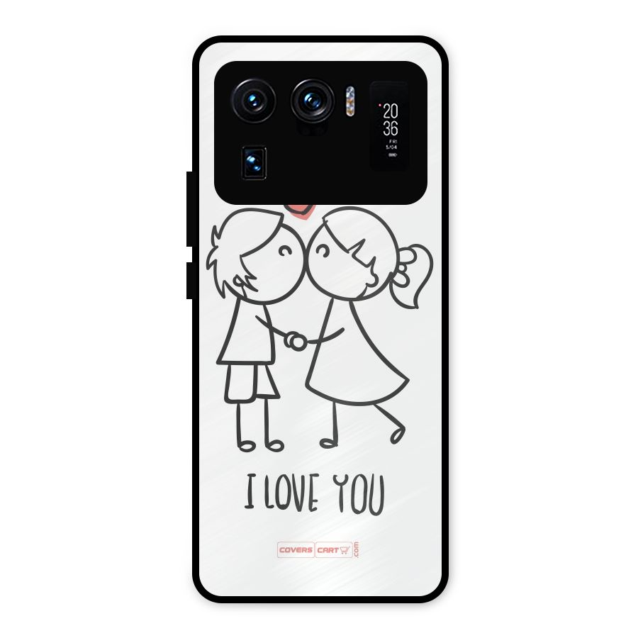 I Love You Metal Back Case for Mi 11 Ultra