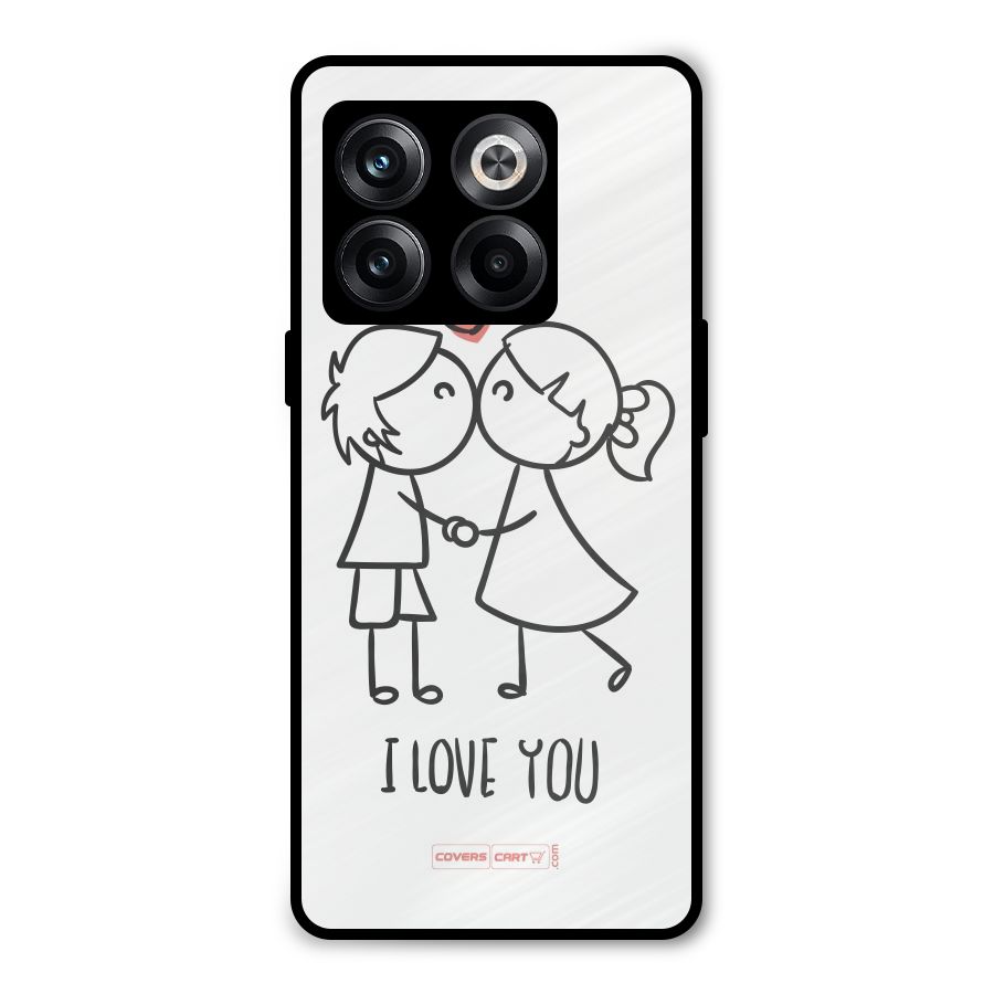 I Love You Metal Back Case for OnePlus 10T