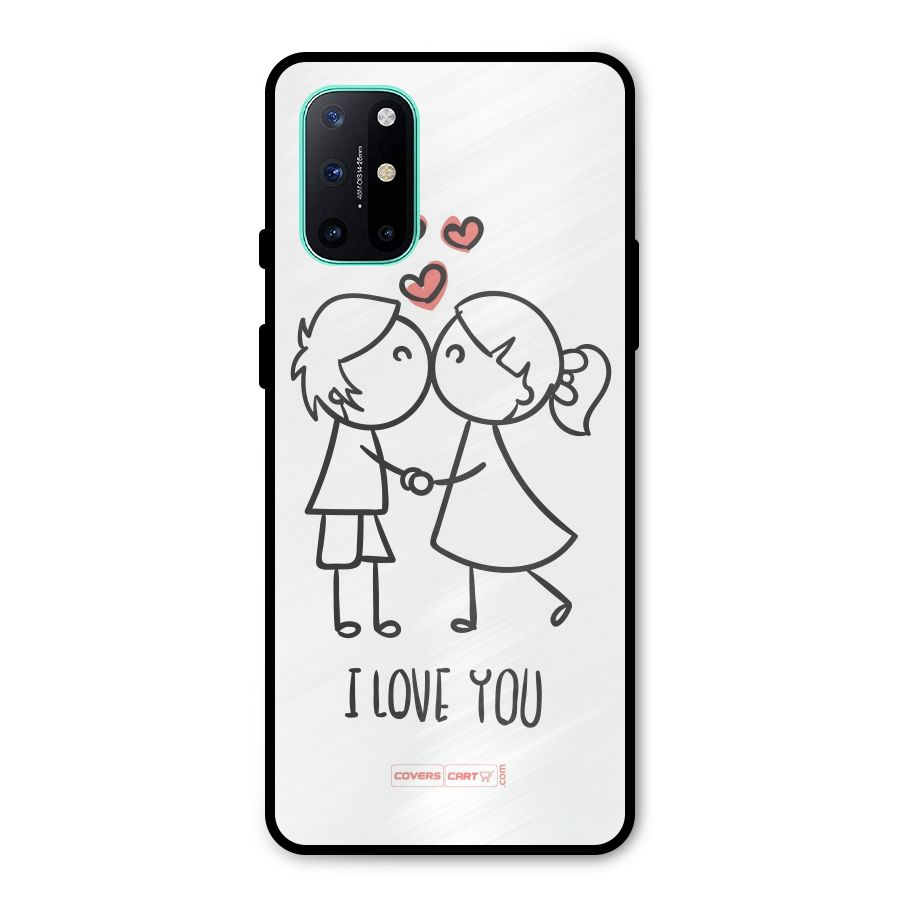 I Love You Metal Back Case for OnePlus 8T