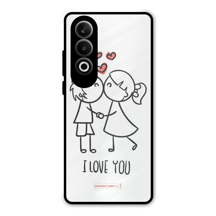 I Love You Metal Back Case for OnePlus Nord CE4