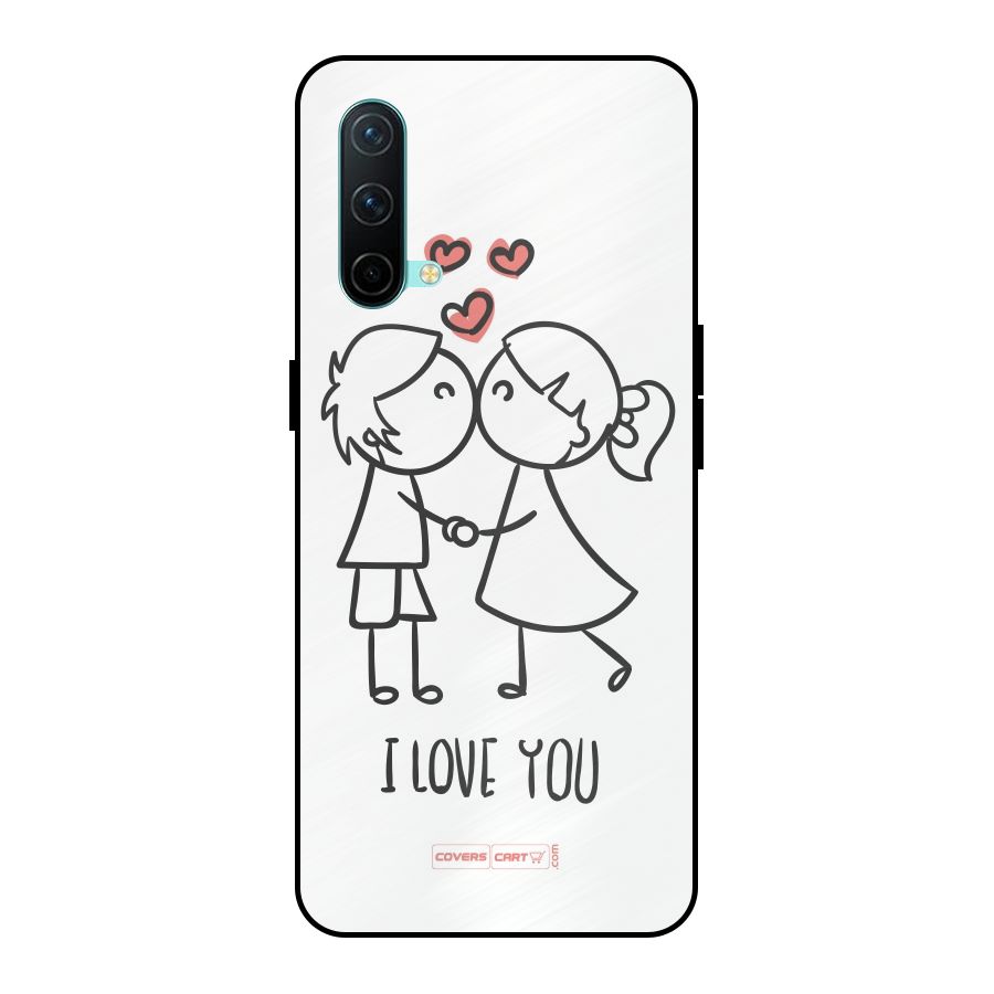 I Love You Metal Back Case for OnePlus Nord CE 5G