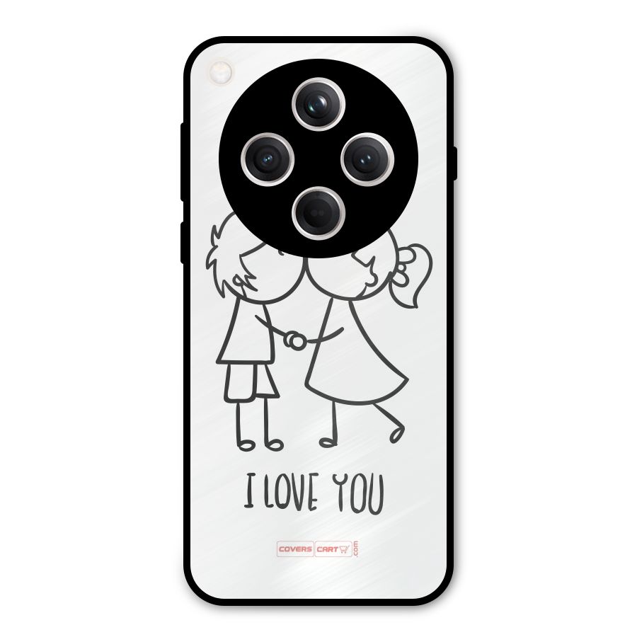 I Love You Metal Back Case for Oppo Find X8