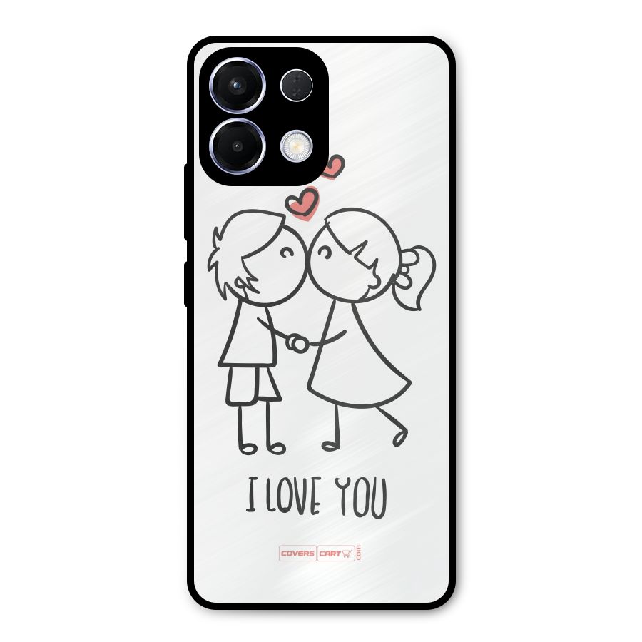 I Love You Metal Back Case for Oppo K13