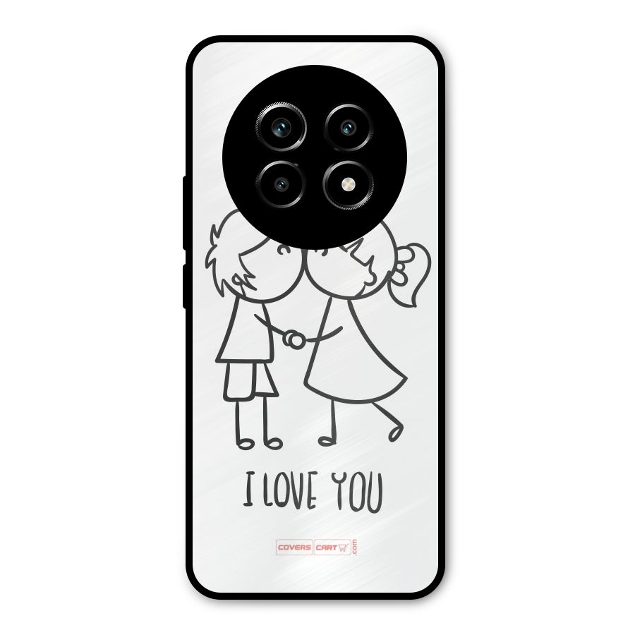 I Love You Metal Back Case for Realme 13 Pro
