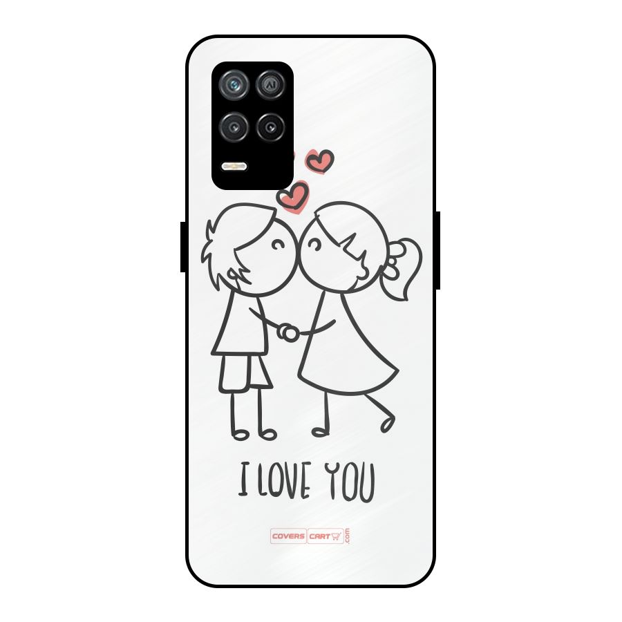 I Love You Metal Back Case for Realme 8s 5G