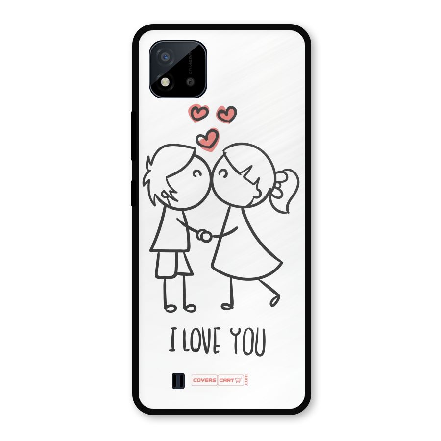 I Love You Metal Back Case for Realme C11 2021