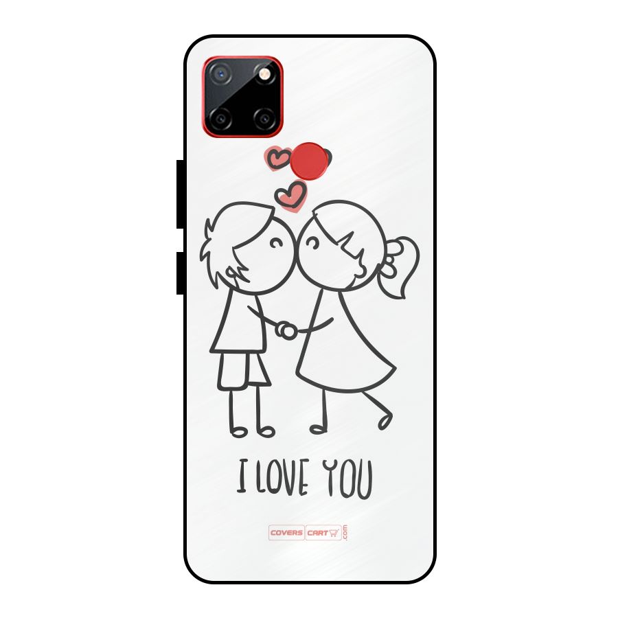 I Love You Metal Back Case for Realme C12