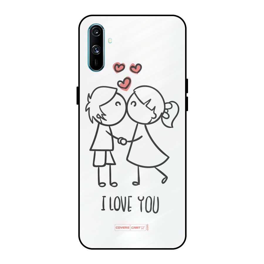 I Love You Metal Back Case for Realme C3