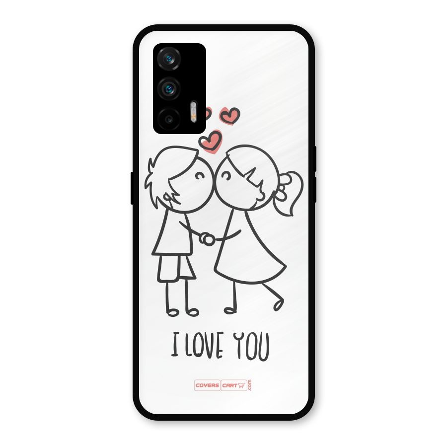 I Love You Metal Back Case for Realme GT 5G