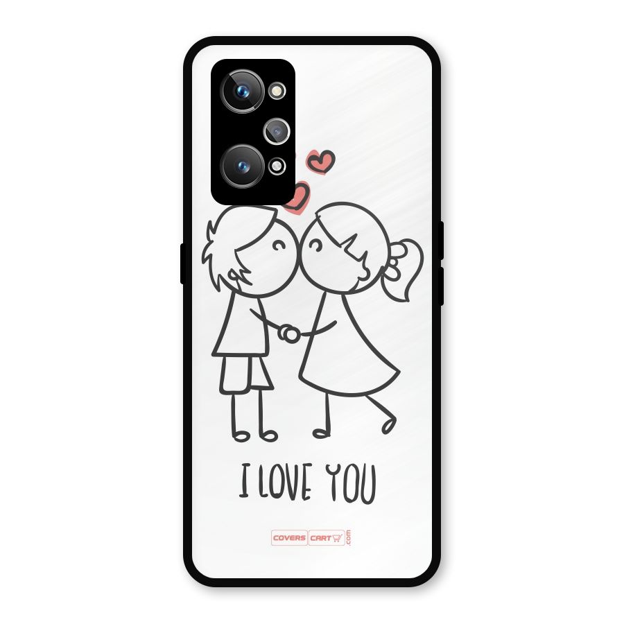 I Love You Metal Back Case for Realme GT Neo2