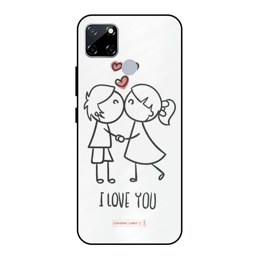 I Love You Metal Back Case for Realme Narzo 20