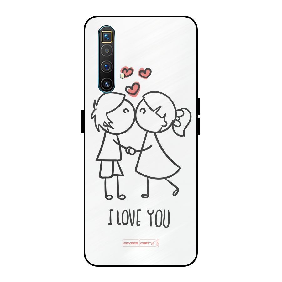 I Love You Metal Back Case for Realme X3 SuperZoom