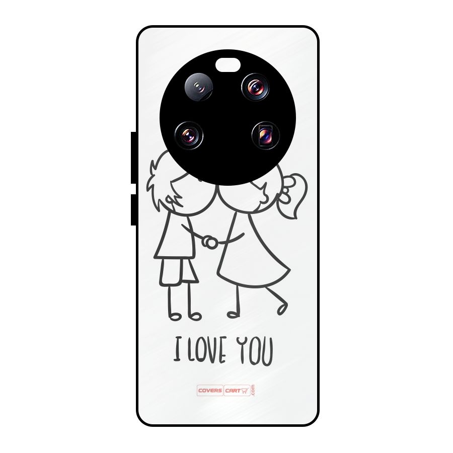 I Love You Metal Back Case for Xiaomi 13 Ultra