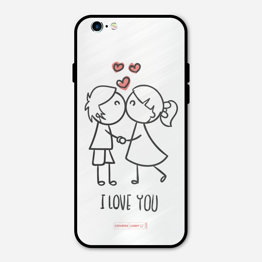 I Love You Metal Back Case for iPhone 6 6s
