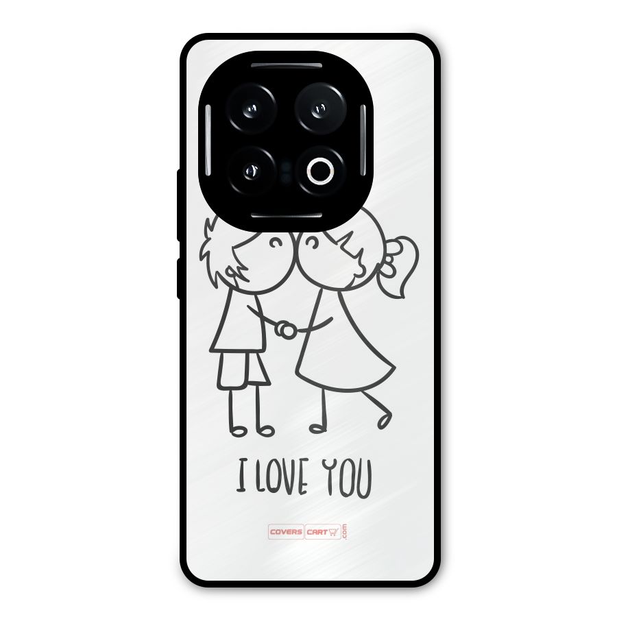 I Love You Metal Back Case for iQOO 13
