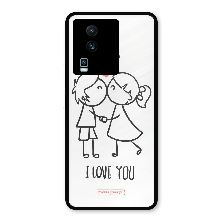 I Love You Metal Back Case for iQOO Neo 7