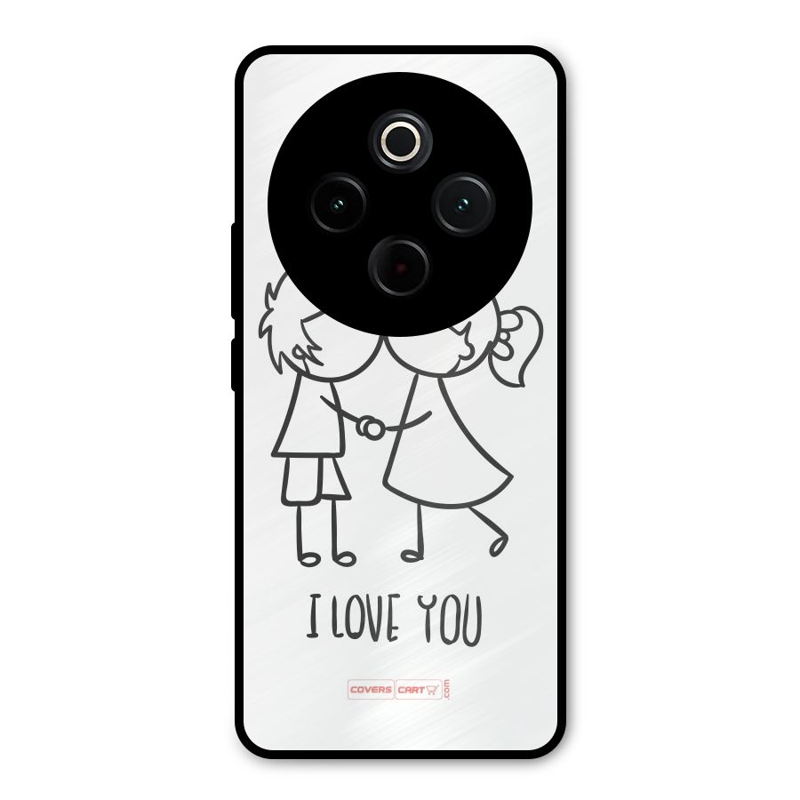 I Love You Metal Back Case for iQOO Z10