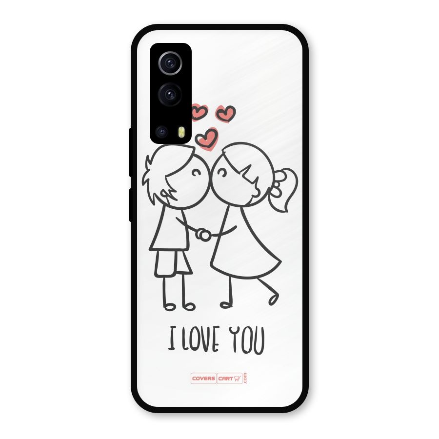 I Love You Metal Back Case for iQOO Z3