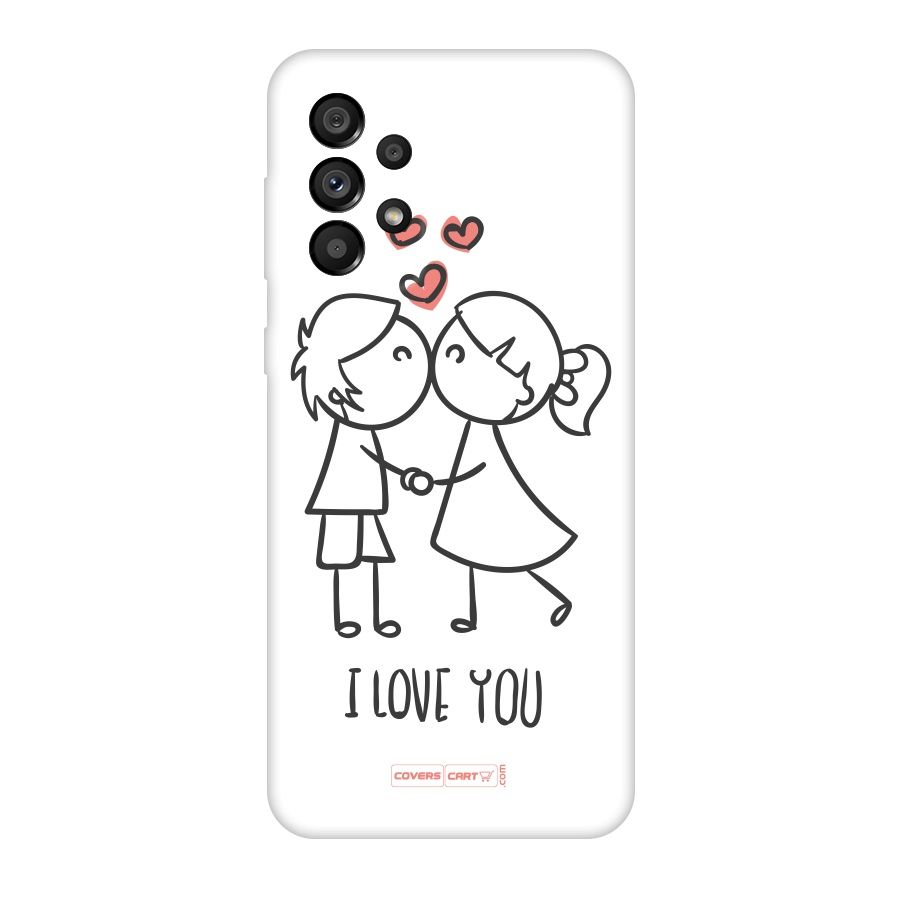 I Love You Original Polycarbonate Back Case for Galaxy A73 5G
