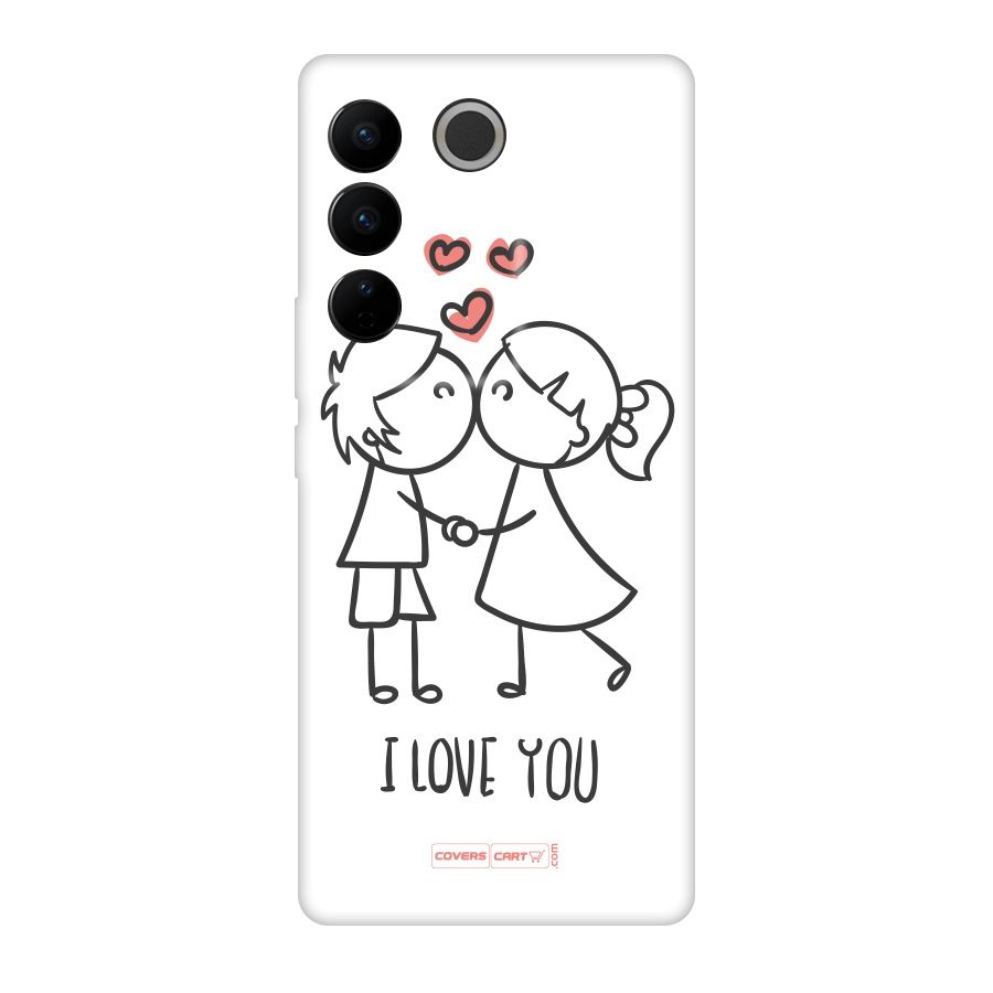 I Love You Original Polycarbonate Back Case for Vivo V27