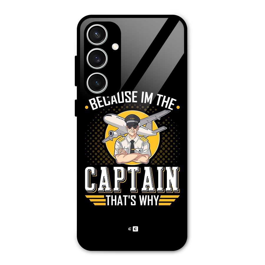 I M Captain Glass Back Case for Galaxy S23 FE