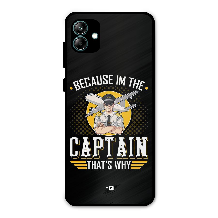 I M Captain Metal Back Case for Galaxy A04